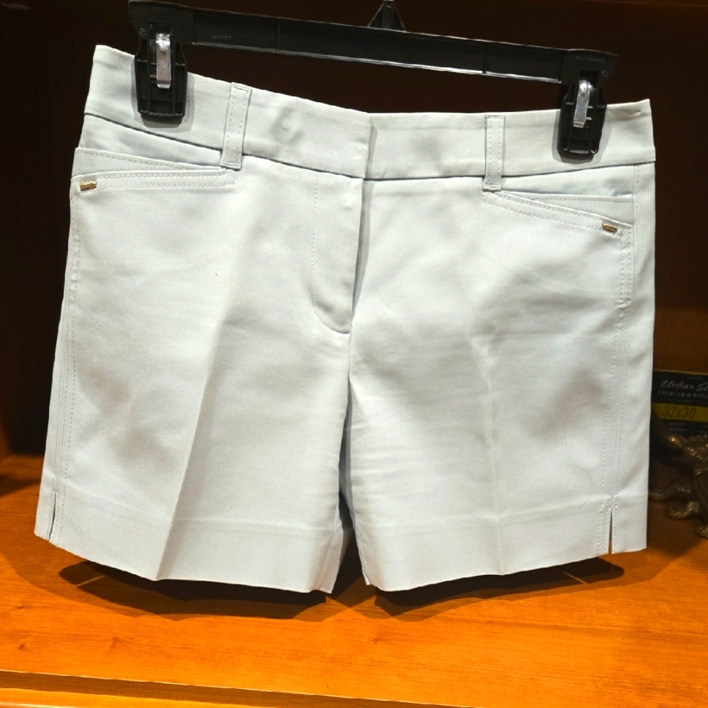 White House Black Market Soft Light Blue Women's Bermudas